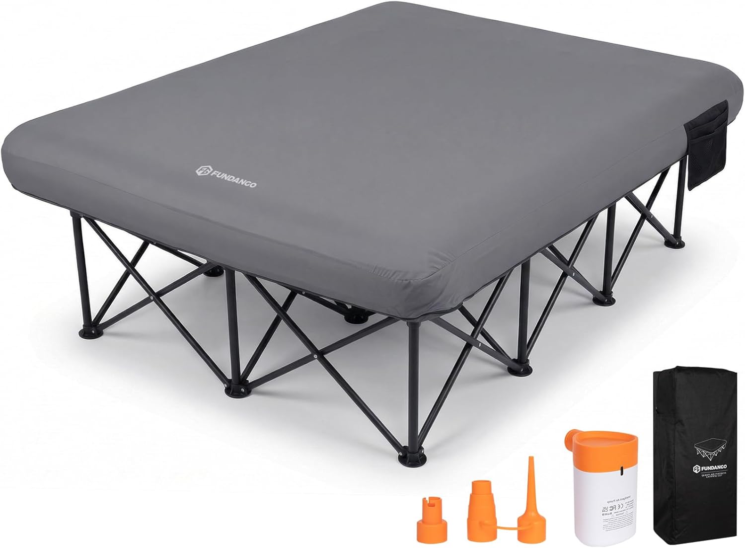 Cuna Camping Queen FUNDANGO con Bomba Eléctrica