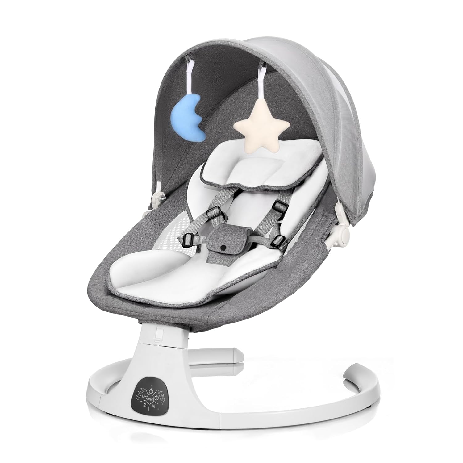 Cuna multifuncional DEAREST BABY con control remoto y 5 balanceos