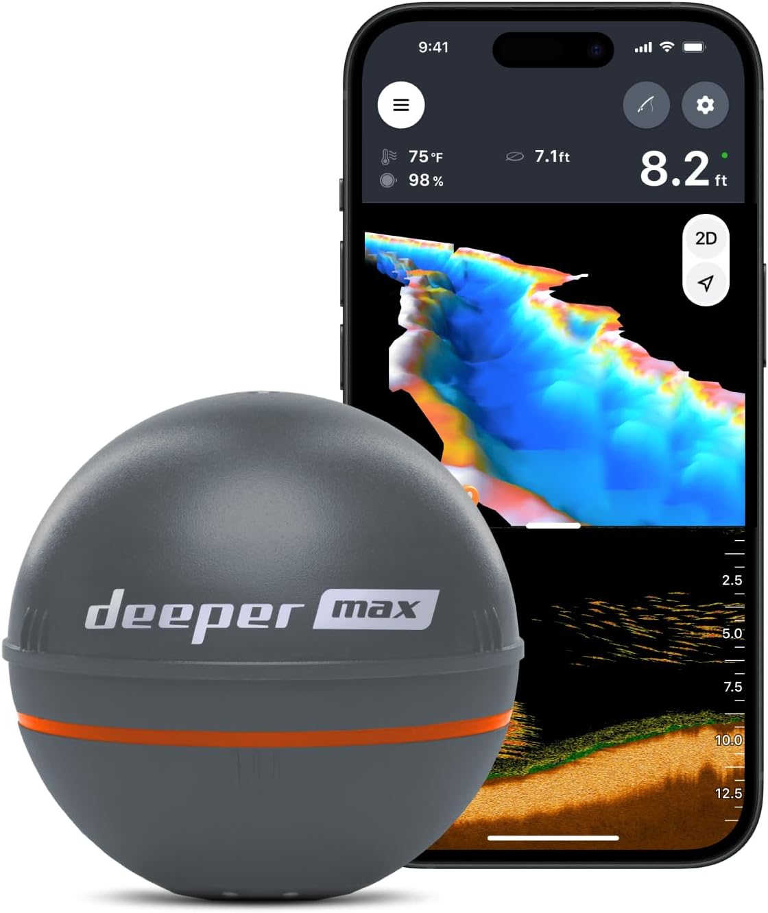 Deeper Sonar Max GPS Buscador Peces 2026