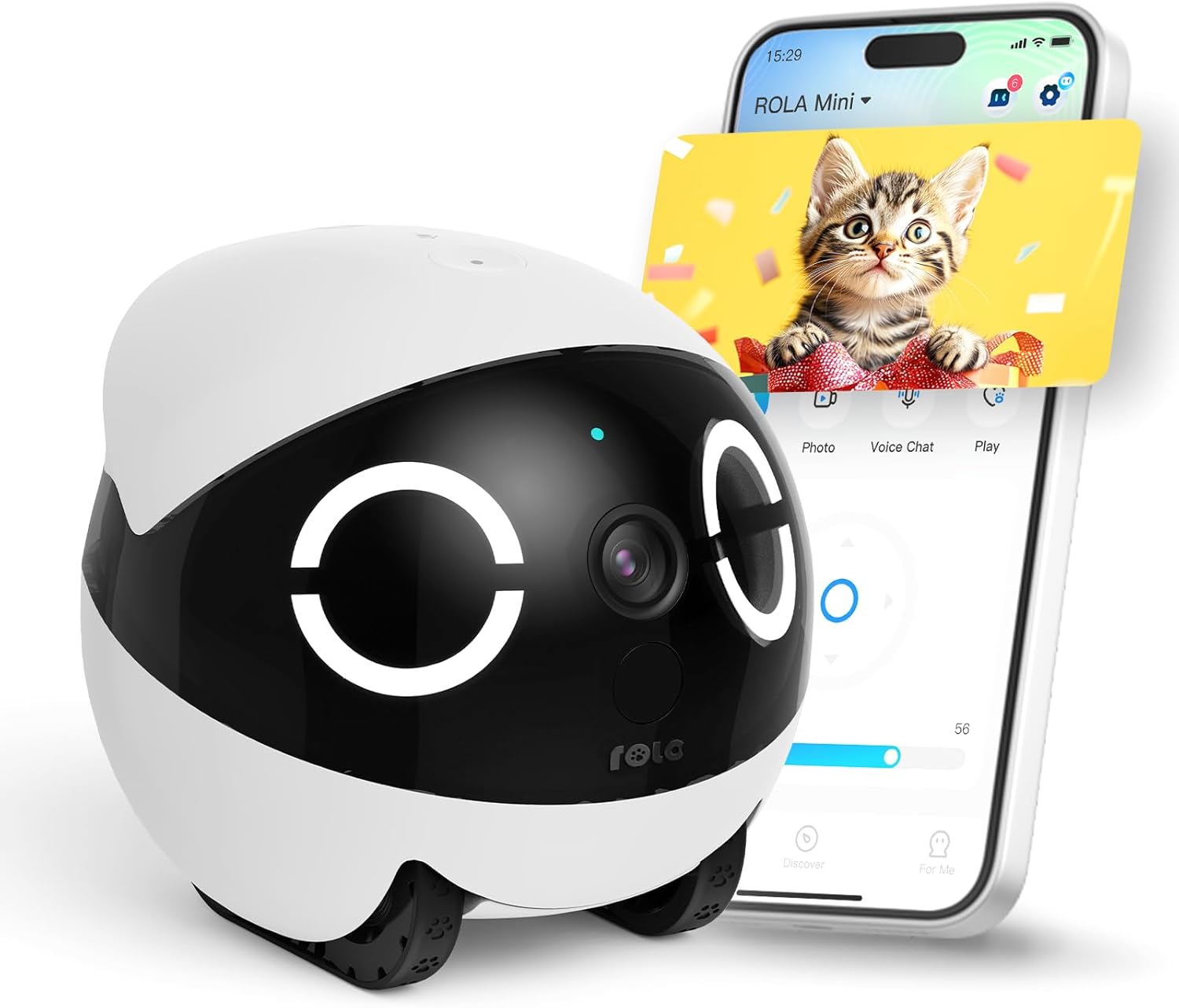 Enabot EBO Rola Mini FamilyBot Cámaras Pet 2K