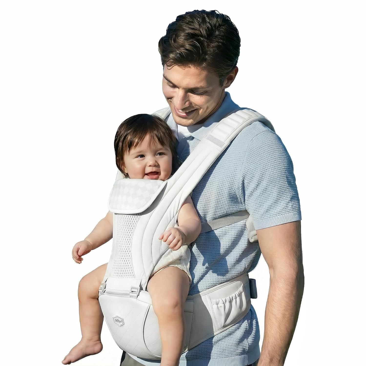 Portabebés HBR Ergonómico 6 en 1 Asiento Cadera Aire